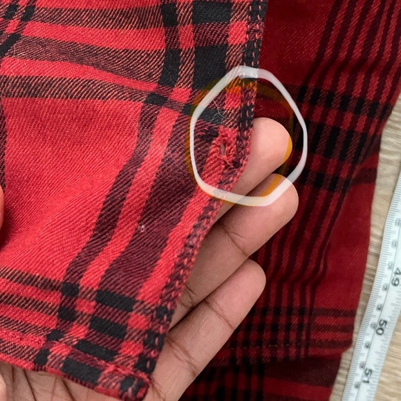 NWOT Carhartt Rugged Flex Relaxed Fit Midweight Flannel Plaid Tunic Shirt Sz M - Picture 6 of 6